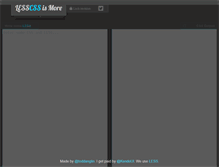 Tablet Screenshot of lesscssismore.com